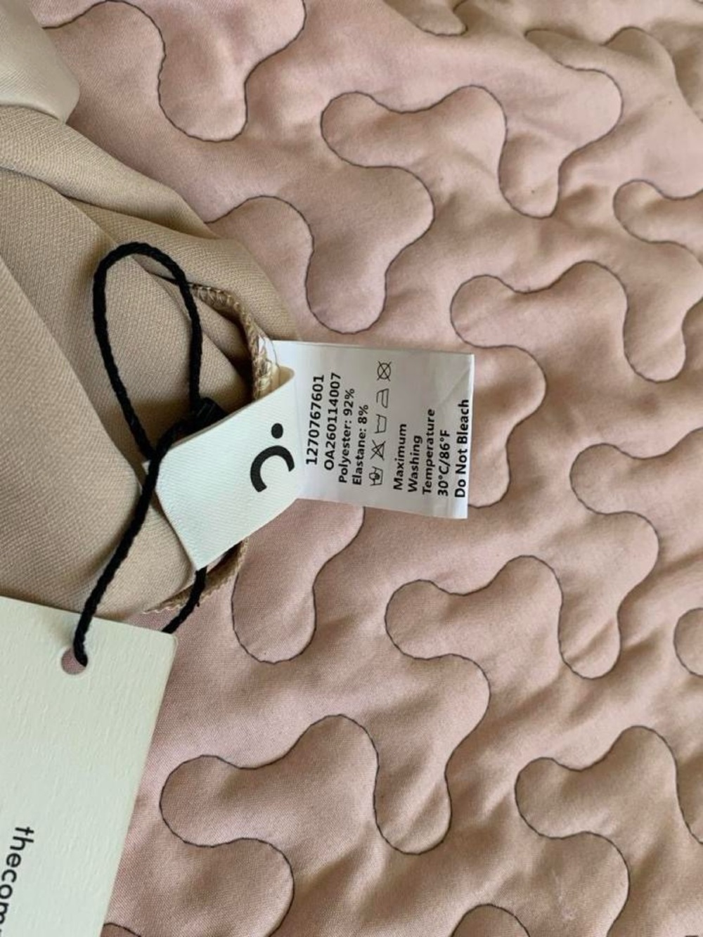 Commense Sleeveless High-Neck Romper in Taupe - Picture 8 of 8